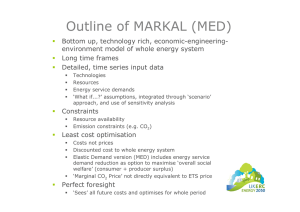 Outline of MARKAL (MED)