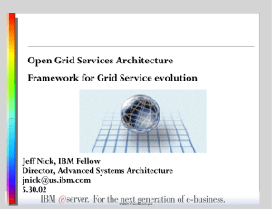 Open Grid Services Architecture Framework for Grid Service evolution