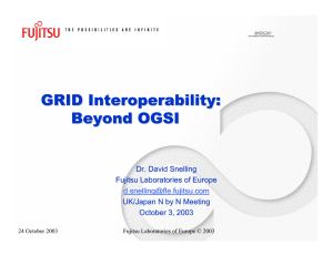 GRID Interoperability: Beyond OGSI