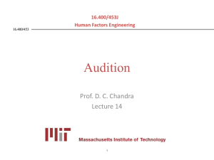 Audition Prof. D. C. Chandra Lecture 14 16.400/453J