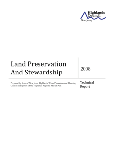 Land Preservation  And Stewardship  2008 Technical 