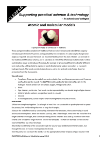 Atomic and molecular models
