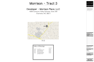 4500 Cameron Valley Parkway, Suite 350 Charlotte, NC 28211 Index of Drawings:
