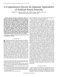 A Comprehensive Review for Industrial Applicability of Artificial Neural Networks