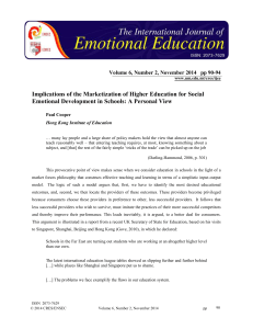 Implications of the Marketization of Higher Education for Social