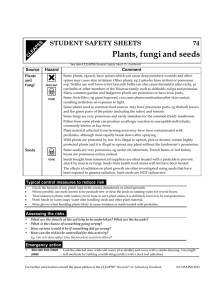 I Plants, fungi and seeds  74