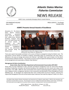          NEWS RELEASE Atlantic States Marine  Fisheries Commission