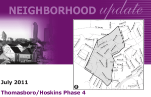 July 2011  Thomasboro/Hoskins Phase 4
