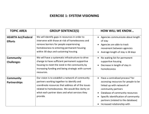 EXERCISE 1: SYSTEM VISIONING TOPIC AREA GROUP SENTENCE(S) HOW WILL WE KNOW…