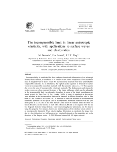 The incompressible limit in linear anisotropic and elastostatics