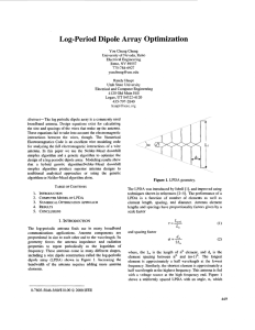 Log-Period Dipole Array Optimization
