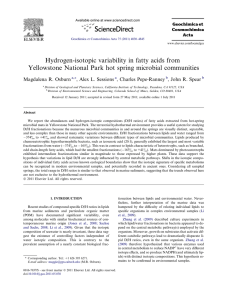 Hydrogen-isotopic variability in fatty acids from