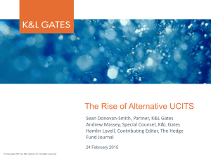 The Rise of Alternative UCITS
