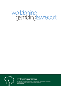 worldonline lawreport gambling cecile park publishing