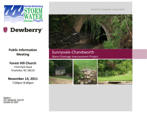 Sunnyvale‐Chandworth Elizabeth to pull energy related photos to go here Public Information  Meeting