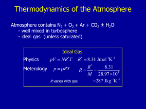 Thermodynamics of the Atmosphere 