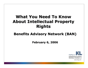 What You Need To Know About Intellectual Property Rights Benefits Advisory Network (BAN)