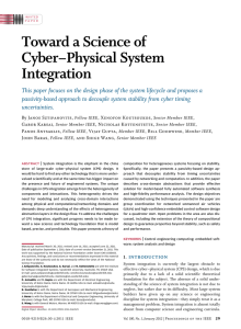 Toward a Science of Cyber–Physical System Integration