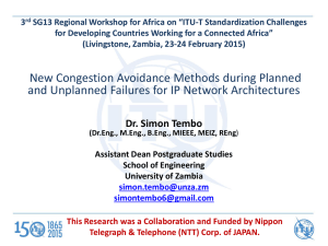 3 SG13 Regional Workshop for Africa on “ITU-T Standardization Challenges