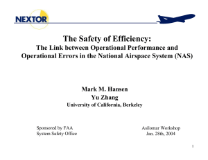 The Safety of Efficiency: The Link between Operational Performance and