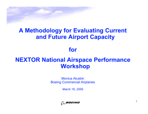 A Methodology for Evaluating Current and Future Airport Capacity for