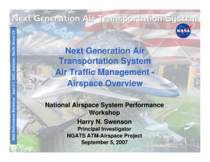 Next Generation Air Transportation System Air Traffic Management - Airspace Overview