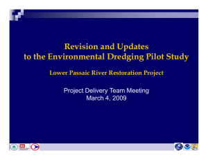 Revision and Updates p to the Environmental Dredging Pilot Study