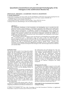Quantitative foraminiferal and palynomorph biostratigraphy of the