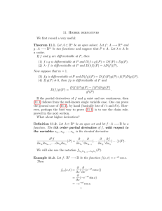 11.  Higher  derivatives We ﬁrst record a very useful: