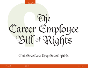 Career Employee Bill Rights The