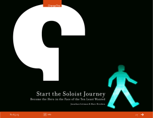 Start the Soloist Journey