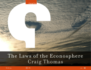 The Laws of the Econosphere Craig Thomas 67.04 No