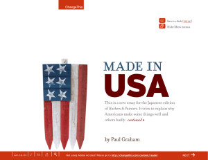 USA Made in