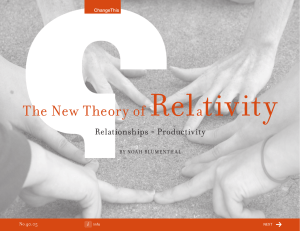Rel tivity The New Theory of a