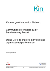 Knowledge &amp; Innovation Network C o