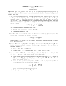 Microeconomics  III  Final  Exam 14.123  3/20/14