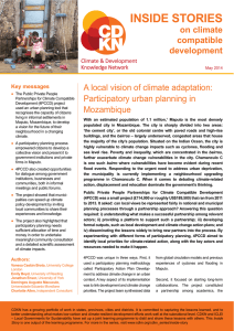 InsIde storIes on climate compatible development
