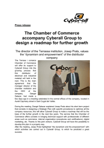 The Chamber of Commerce accompany Cyberall Group to