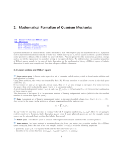 2.  Mathematical  Formalism  of  Quantum ...