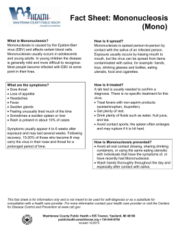 Mononucleosis essays 07 image