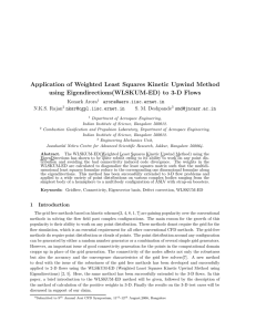 Application of Weighted Least Squares Kinetic Upwind Method