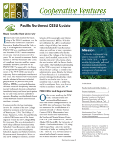I Pacific Northwest CESU Update