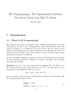 Programming:  The Optimization Method DC Never Knew You Had To Know You