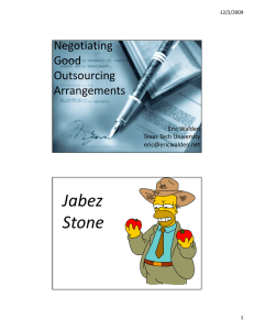 Jabez Stone Negotiating  Good 