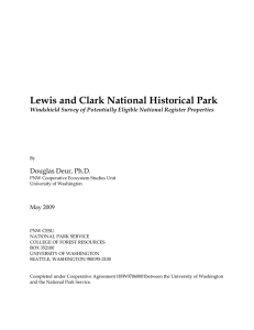 Lewis and Clark National Historical Park  Douglas Deur, Ph.D.