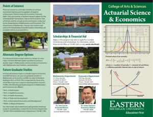 Actuarial Science College of Arts &amp; Sciences Points of Interest