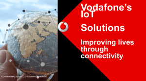 Vodafone’s IoT Solutions Improving lives