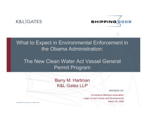 What to Expect in Environmental Enforcement in the Obama Administration:
