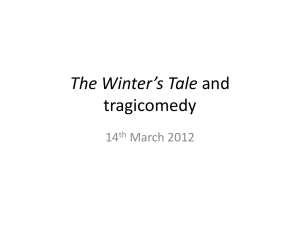 The Winter’s Tale tragicomedy 14 March 2012