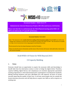 4 Document Number : WSIS+10/3/79